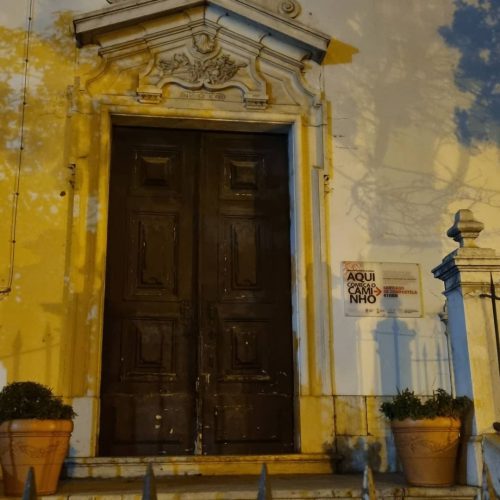 Santiago's church in Lisbon. The official start
